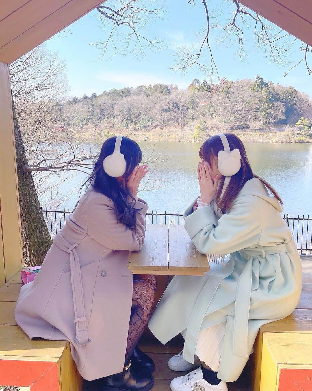 桜咲乃愛さんのインスタグラム写真 - (桜咲乃愛Instagram)「小旅行🤍✨癒された𓂃🌿𓈒𓏸 Happy✩°｡⋆  #パステルカラー#小旅行#グリーンコート#イヤマフ#女子旅」2月20日 1時13分 - noasama1101