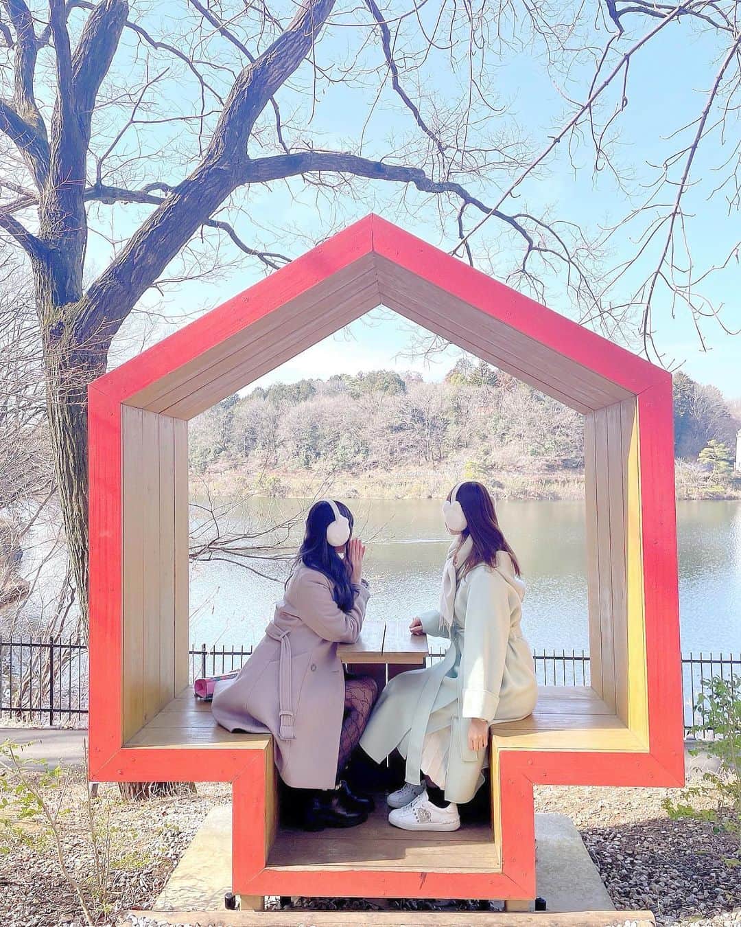 桜咲乃愛さんのインスタグラム写真 - (桜咲乃愛Instagram)「小旅行🤍✨癒された𓂃🌿𓈒𓏸 Happy✩°｡⋆  #パステルカラー#小旅行#グリーンコート#イヤマフ#女子旅」2月20日 1時13分 - noasama1101