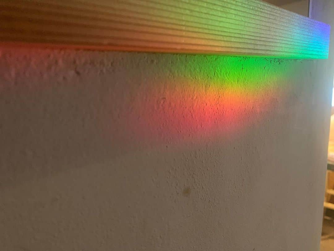 大橋未歩さんのインスタグラム写真 - (大橋未歩Instagram)「家の中のあらゆる場所に虹が。 時間と共に移り行く虹を追いかけていたある晴れの日。  感謝は最終日にちゃんと 述べさせていただきますね✨  #gojimu  #5時に夢中」2月20日 21時21分 - o_solemiho815