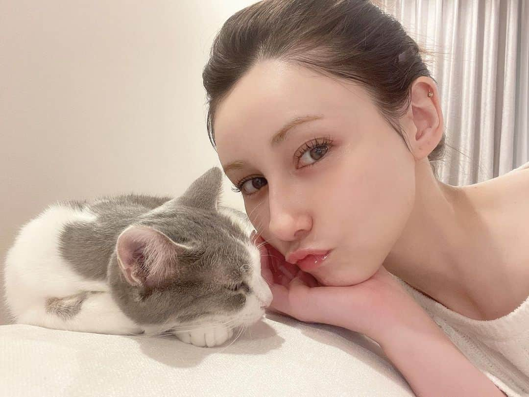 ダレノガレ明美さんのインスタグラム写真 - (ダレノガレ明美Instagram)「本日、しんちゃん卒業しました✨ 里親さんが無事に決まり 預かり卒業です！　 何回も経験してきてるのに さよならはやっぱりなれないですね。 笑顔でさよならする予定が 号泣で今回もさよならでした😂 15日間とあっという間でしたが、 たくさん遊んで一緒に寝て、 私に怒られて、キスされてといろんな思い出ができました✨ しんちゃん新しいお家で 絶対幸せになってね🤍 そして、新しい飼い主さん もし見ていたら 、、、 少し口臭いですが、　 それが愛おしくなります😂🤍 しんちゃんをよろしくお願いします☺️  @dogrescue_anella」2月23日 18時22分 - darenogare.akemi