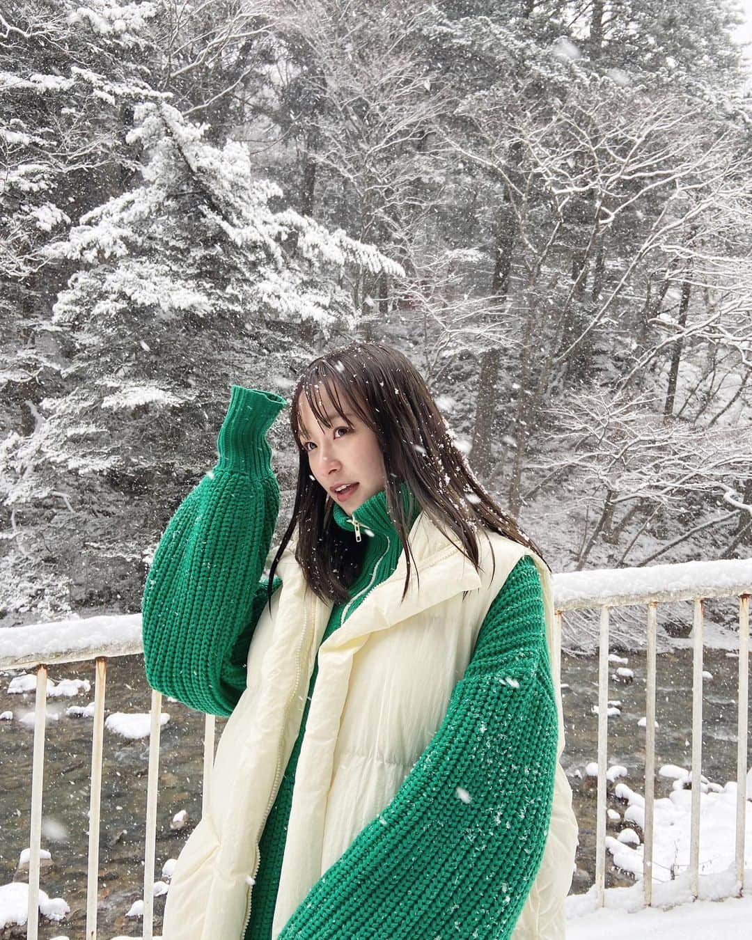 鈴木美羽さんのインスタグラム写真 - (鈴木美羽Instagram)「雪すごかった❄️」2月23日 21時26分 - suzukimiu_0414