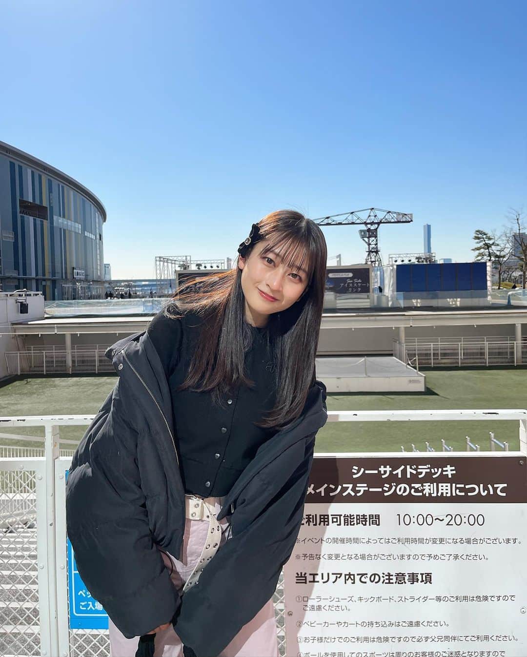 高井千帆さんのインスタグラム写真 - (高井千帆Instagram)「⁡ 最近UNIQLOでGETした バギージーンズがお気に入り🥱🌸 ⁡ お花見の季節が待ち遠しいなぁ〜 ⁡ #俺たちの豊洲 #独り占めしてきた #ふふ♡」2月24日 22時20分 - chiho_takai_official