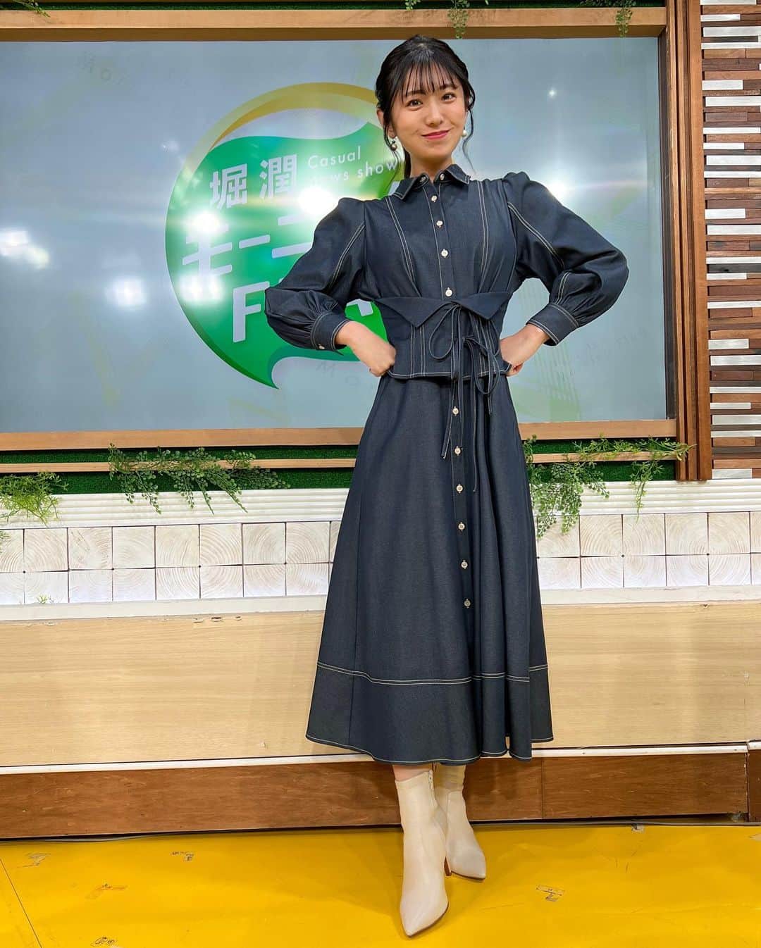 白戸ゆめのさんのインスタグラム写真 - (白戸ゆめのInstagram)「👗  #東京インフォメーション #衣装」2月25日 10時22分 - yumeno.s_