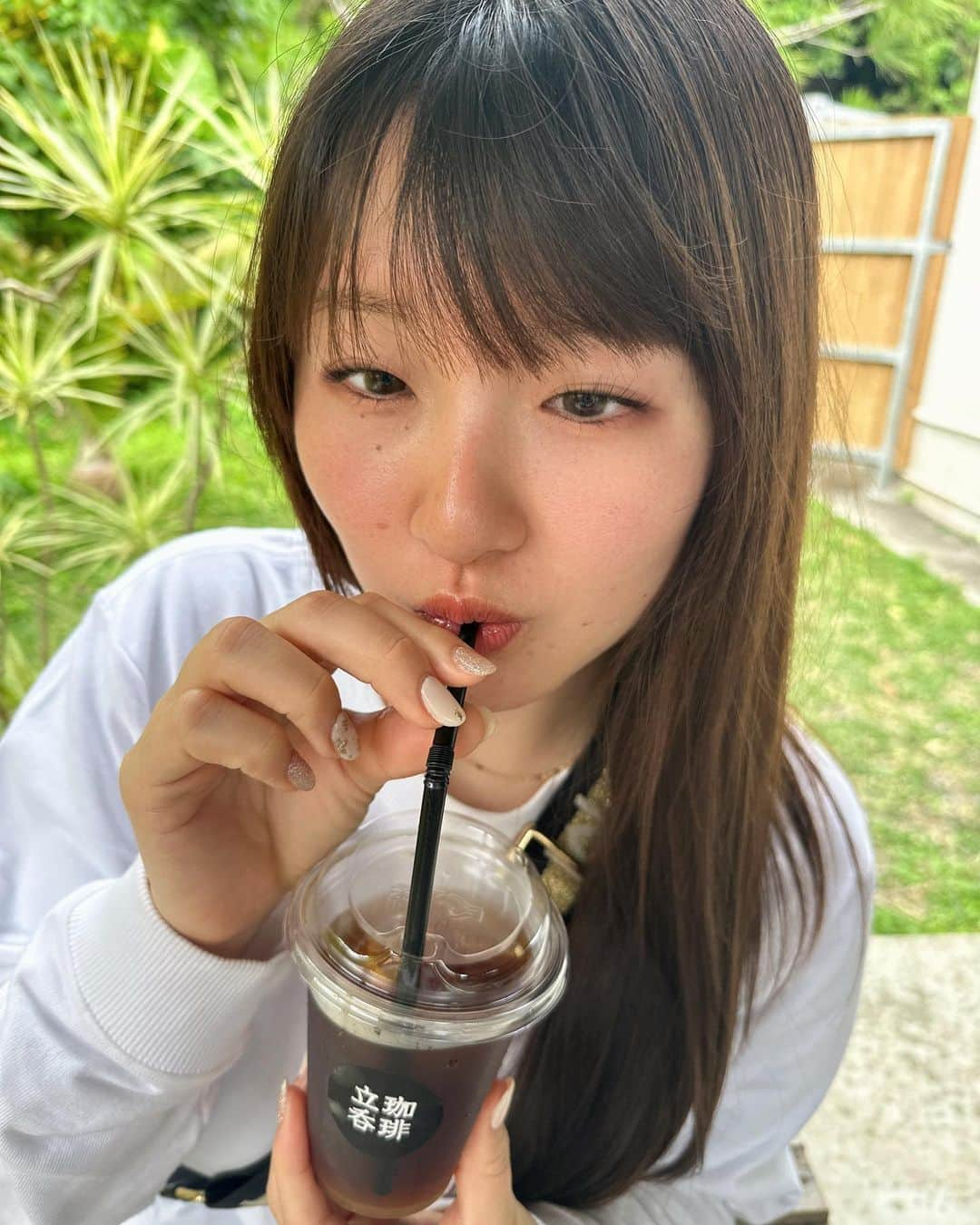 原つむぎさんのインスタグラム写真 - (原つむぎInstagram)「村上選手のまねっこシリーズ☕️  おいしかった〜☺️  photo: @yoshio0529   #archimaizumi #立呑珈琲  #アイスコーヒー #珈琲羊羹 #福岡グルメ #沖縄グルメ #つむグルメ」2月25日 17時43分 - haratsumugi