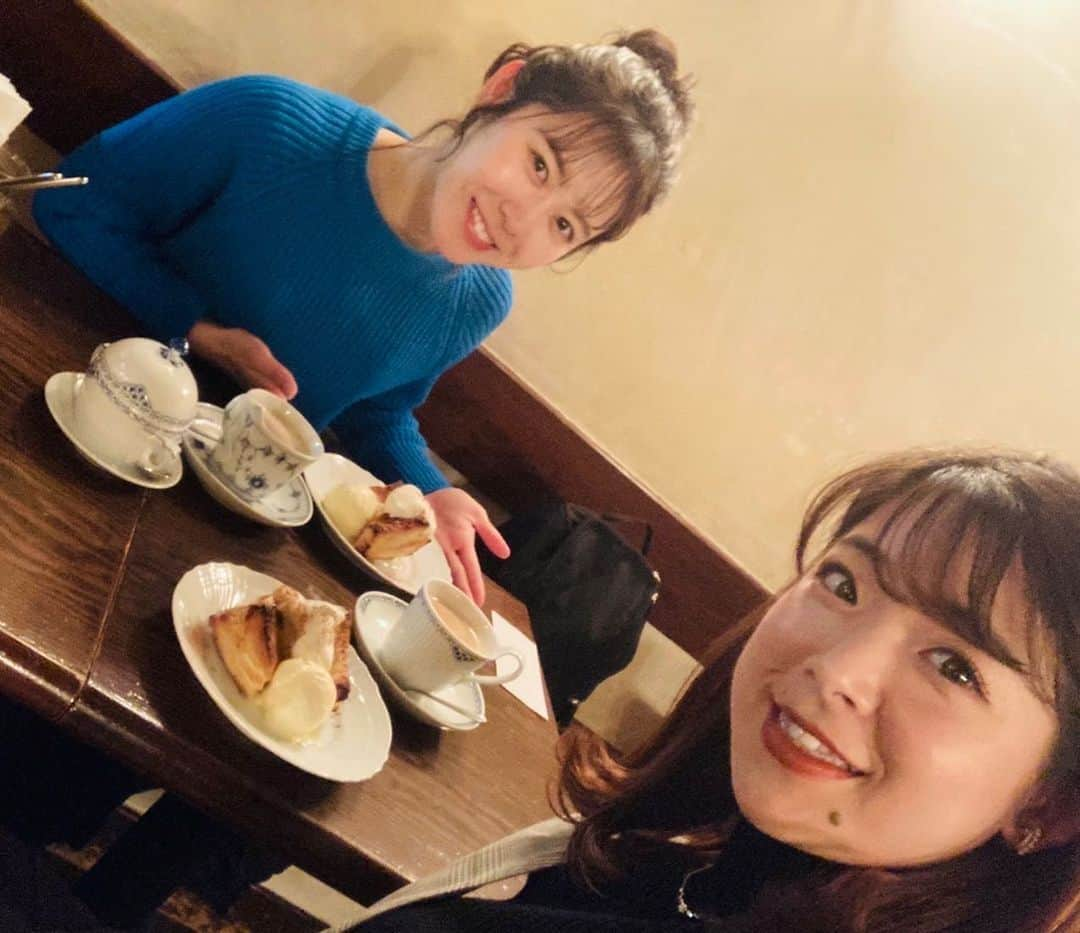 加藤愛さんのインスタグラム写真 - (加藤愛Instagram)「. 就活中に知り合った友人が 名古屋に来ているときいて会えました！！！ 6年ぶりとは思えない居心地の良さで楽しい時間だった🥺💕 ありがとう！！！！  一緒に食べたアップルパイがとっても美味しくて… これまた幸せでした…🍎🍨👏🏻✨ #アップルパイ#ヴァンサンヌドゥ」2月25日 22時32分 - kitkatoai