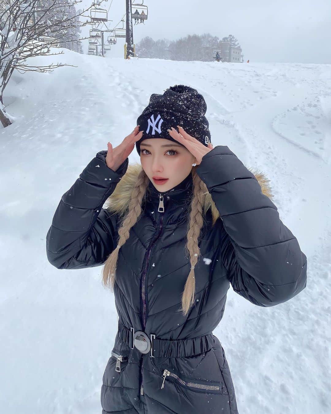 PyunA.(ぴょな)さんのインスタグラム写真 - (PyunA.(ぴょな)Instagram)「雪たくさん降ってた時☃️」2月26日 21時55分 - _000919_