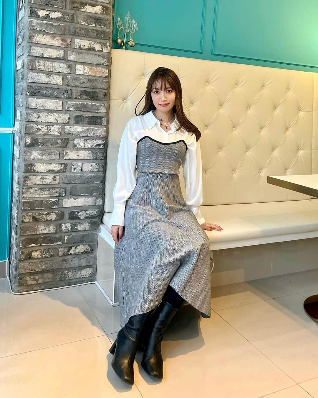 ののさんのインスタグラム写真 - (ののInstagram)「. ワンピースが好き👗  ♡ クリニーク大阪心斎橋　@clinique.osakashinsaibashi で ピコフラクショナルを受けてきたよ 肌が綺麗になるレーザーで続けて気になるニキビ跡綺麗にしていく✨  #クリニーク大阪心斎橋#ピコフラクショナル#肌ケア#ニキビ跡#美肌#美容#ワンピース#ワンピ#ワンピースコーデ#マーキュリーデュオ#シャツ#シャツコーデ#シャツワンピース#ディオール#ディオールネックレス#コーディネート#osaka#mercuryduo#dior」3月1日 7時18分 - nonoko0309