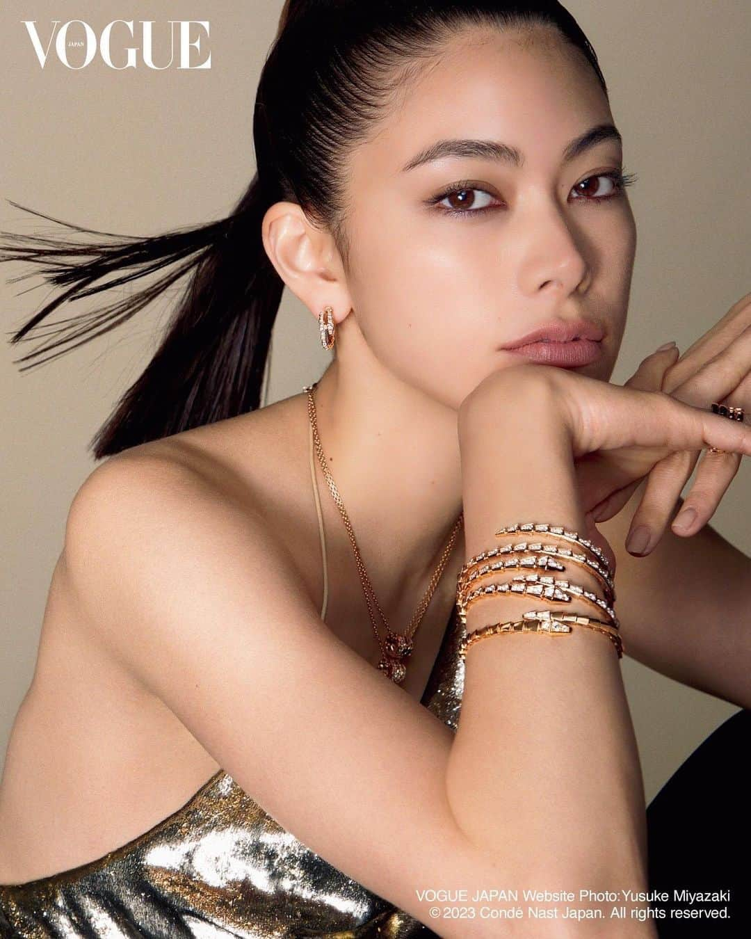 森星さんのインスタグラム写真 - (森星Instagram)「@bulgari Serpenti collection for @voguejapan」3月1日 15時25分 - hikari