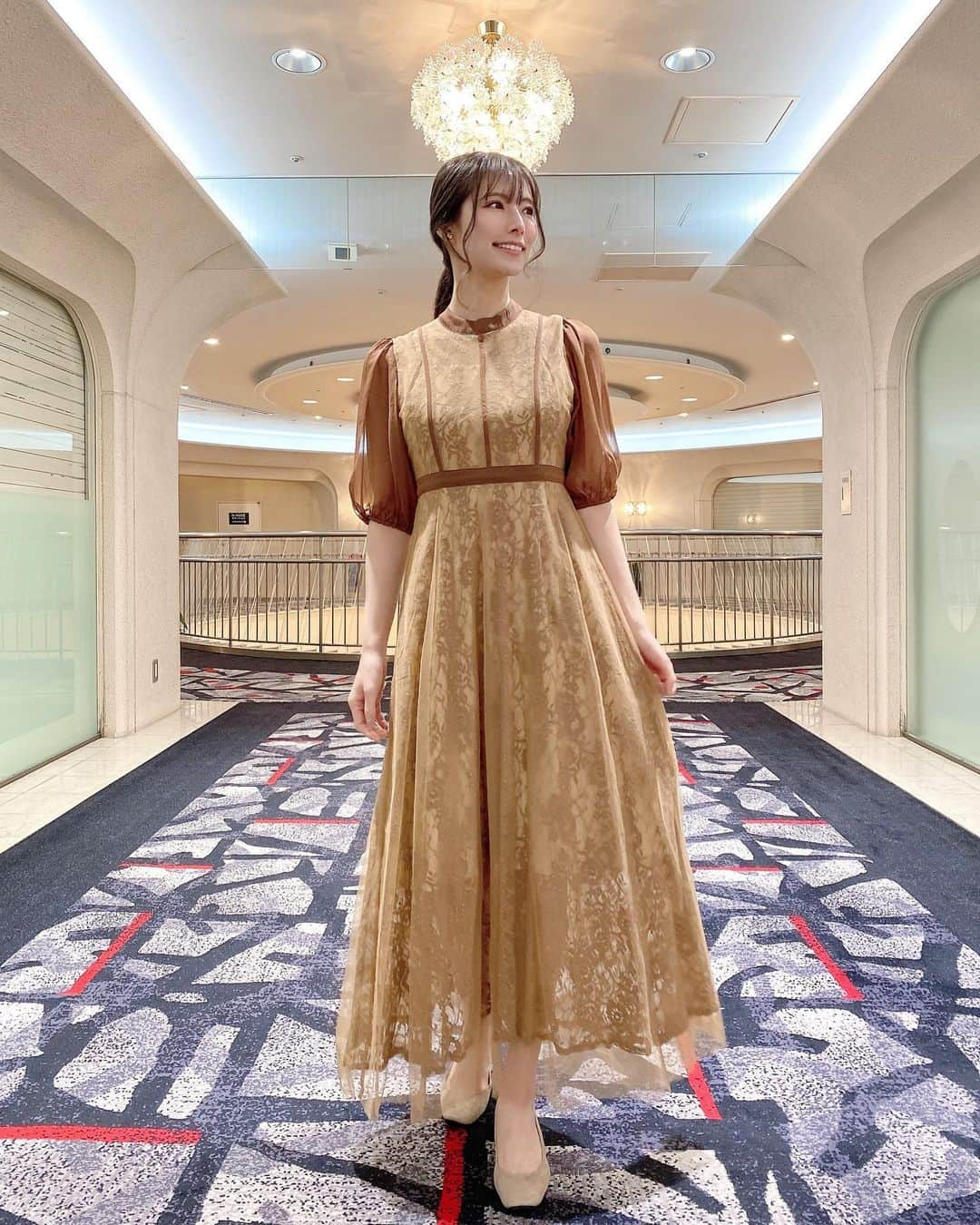 橘沙奈さんのインスタグラム写真 - (橘沙奈Instagram)「*  @leja__official のドレス👗.*･ﾟ 結婚式やパーティーにぴったり💐  大人っぽい落ち着いた色味だけど、 可愛い花柄がプリントされててガーリーにも フェミニンにも見える素敵なデザイン☺️✨  そしてlejaスプリング プレゼントキャンペーン開催中です🌸 ぜひチェックしてみてね🙌  * * * * * * * * * * * * * * * * * * * * * * * * #leja #ワンピース #パーティードレス #お呼ばれコーデ #ドレスコーデ #女子会コーデ」3月2日 19時40分 - an.an.0706