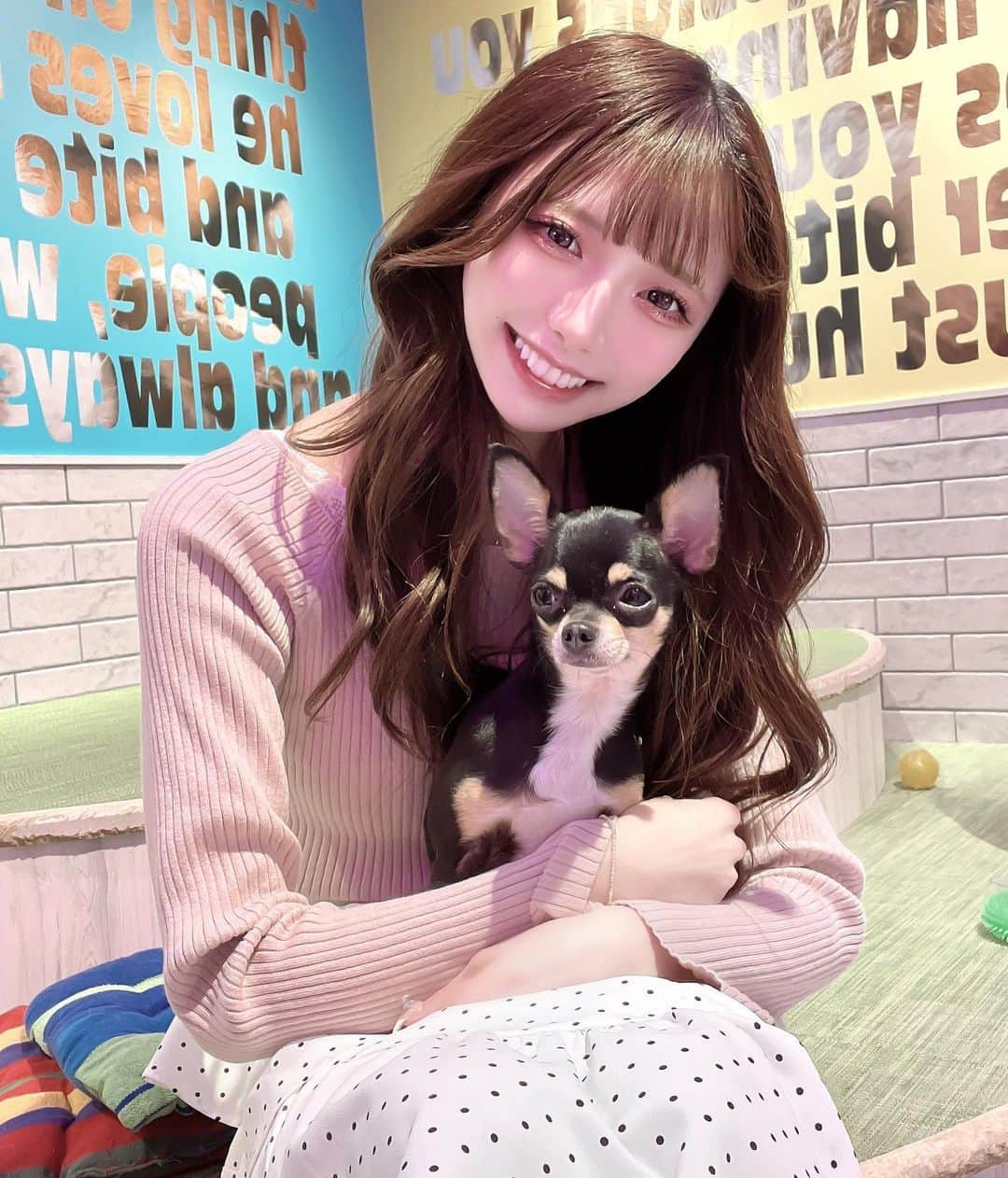 あやちゃんさんのインスタグラム写真 - (あやちゃんInstagram)「犬カフェ行ってきた🐶🤍  癒されたよー🥹💗 懐いてくれて嬉しかったฅ🐾 原宿たくさん動物カフェあって楽しい♡  #犬カフェrio #犬カフェ #原宿カフェ #原宿デート #原宿竹下通り #竹下通り  #犬カフェ巡り #原宿 #表参道カフェ #明治神宮前カフェ #わんちゃんと一緒  #犬好きな人と繋がりたい  #tokyotrip #dogcafe」3月2日 20時53分 - aya.you.love.r