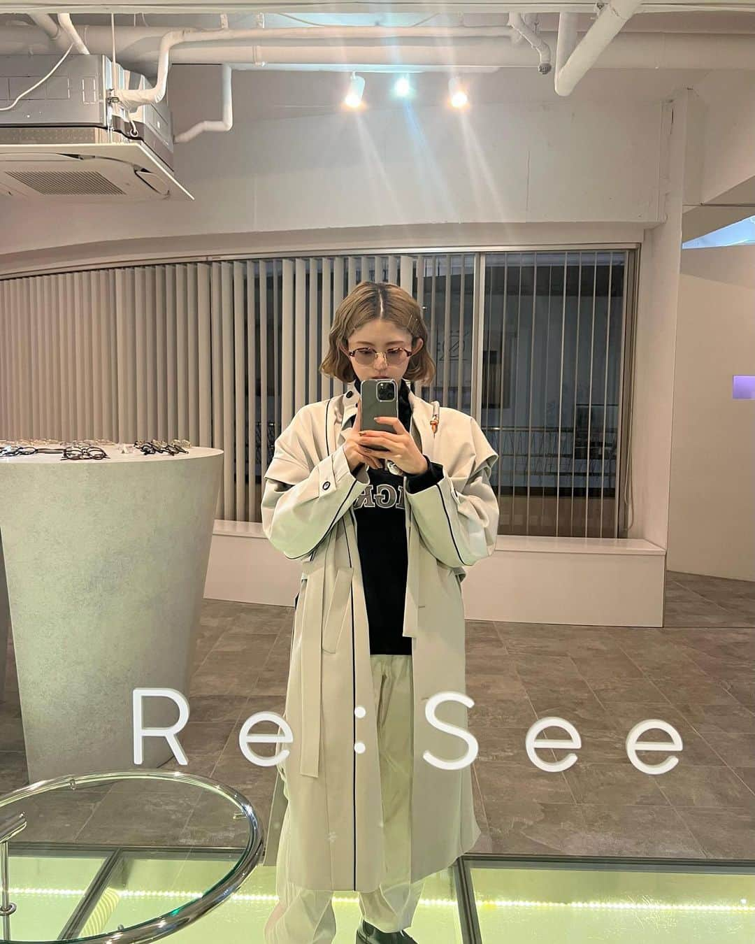 鈴本美愉さんのインスタグラム写真 - (鈴本美愉Instagram)「new glasses🕶 @resee.official」3月5日 21時00分 - suzumotomiyu125