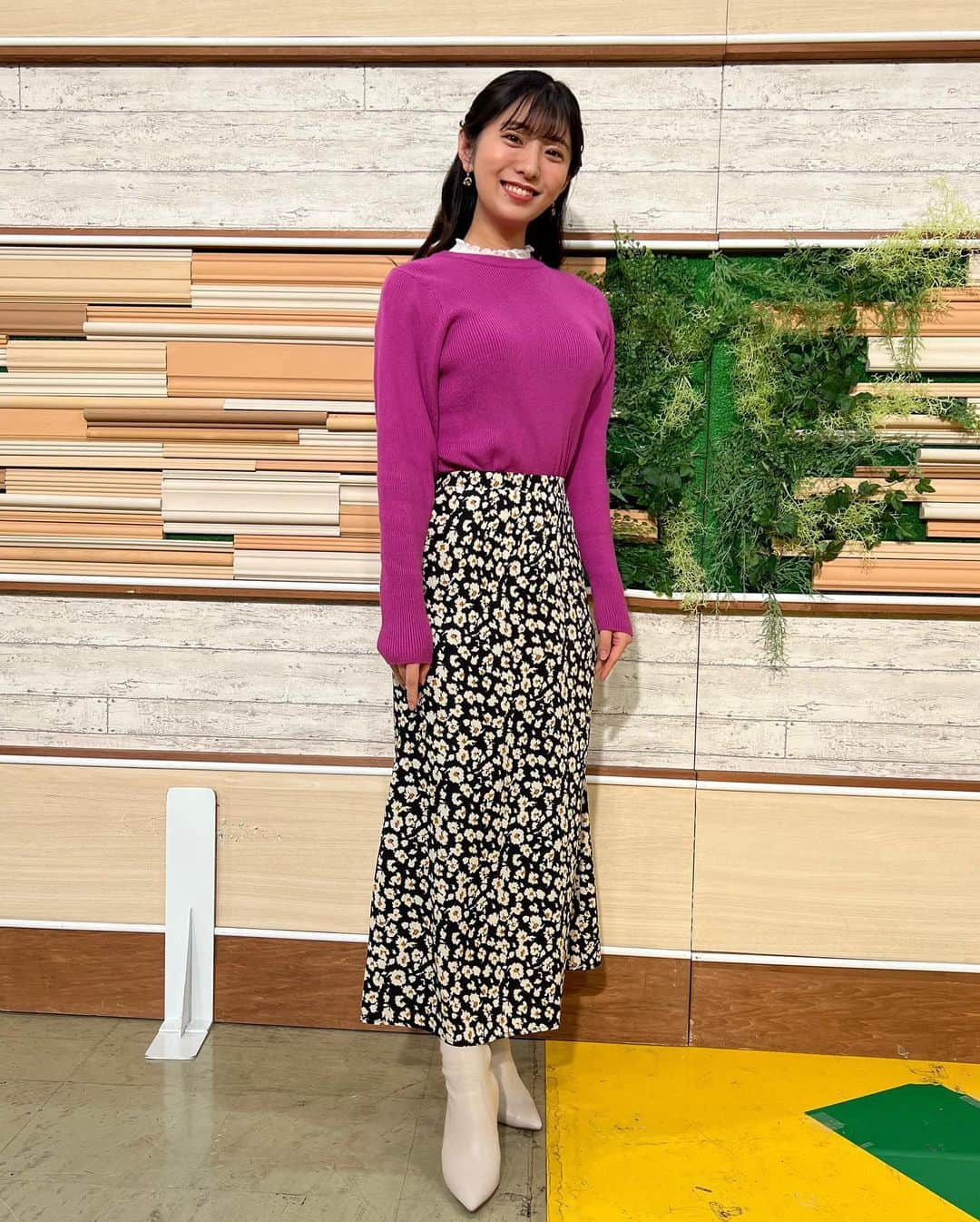 白戸ゆめのさんのインスタグラム写真 - (白戸ゆめのInstagram)「👗  #東京インフォメーション #衣装 ほんと朝はコンディションの差がすごい笑」3月6日 20時43分 - yumeno.s_