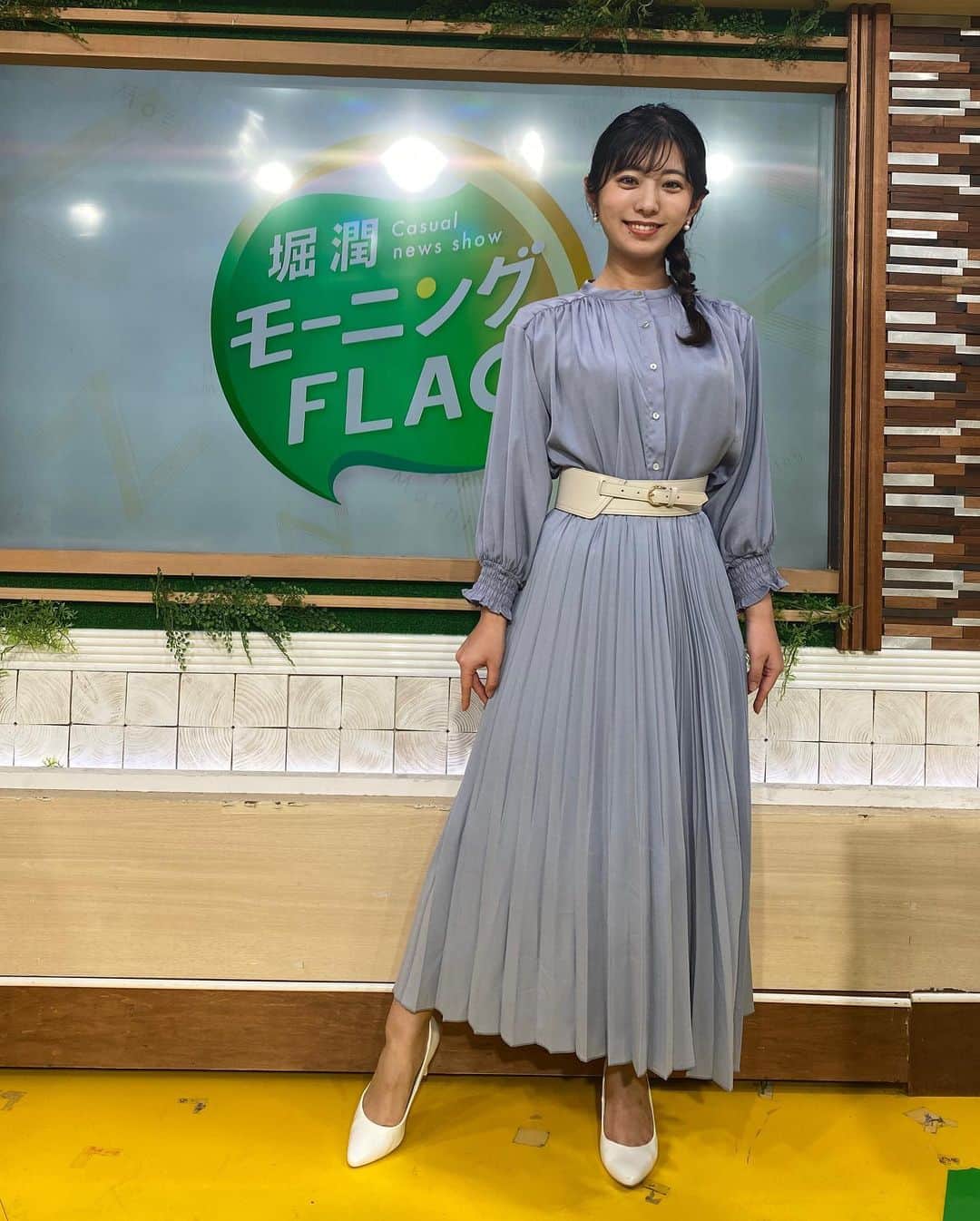 白戸ゆめのさんのインスタグラム写真 - (白戸ゆめのInstagram)「👗  #東京インフォメーション #衣装 ほんと朝はコンディションの差がすごい笑」3月6日 20時43分 - yumeno.s_