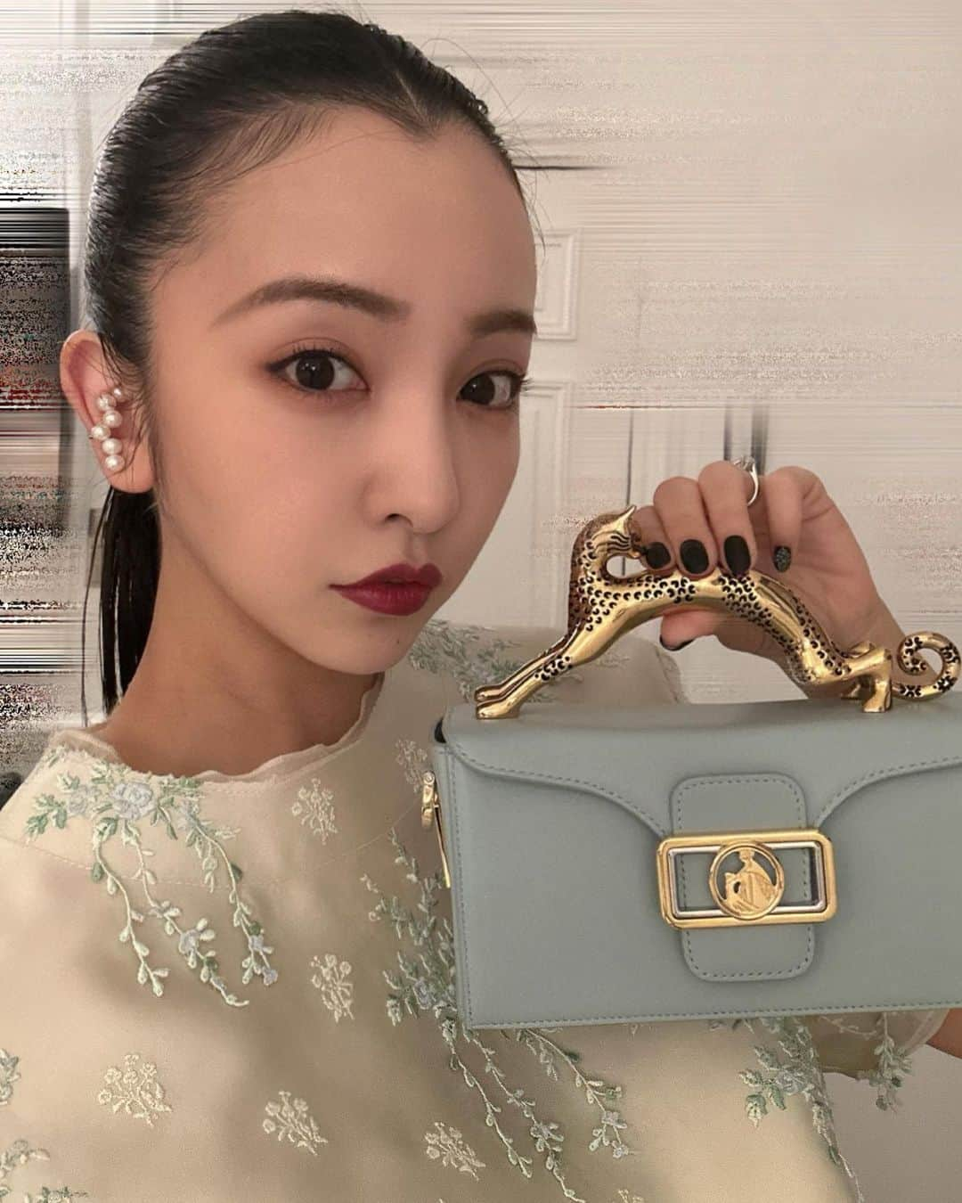 板野友美さんのインスタグラム写真 - (板野友美Instagram)「ハンドルが🐈‍⬛になってる🐾  @lanvin」3月7日 20時13分 - tomo.i_0703