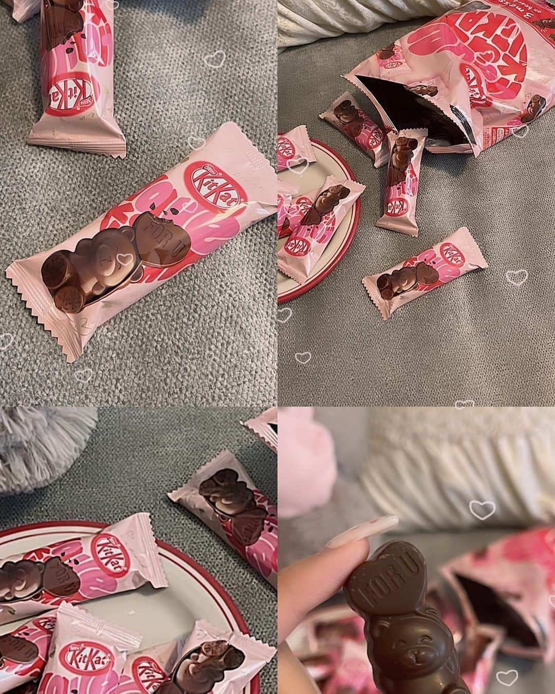 古澤里紗さんのインスタグラム写真 - (古澤里紗Instagram)「🍫💞 . . .  かわいくまたんのKitKat🐻‍❄️🍫 snsでバズってるハートフルベアー ちょこいるひとーーーっ  バレンタインみんなからチョコもらったから ホワイトデーでみんなへお返し🍫🍫🤍''  ふたばにバレンタインもらったからお返しくまたんにしよーーと  #ハートフルベアー #キットカット #ホワイトデー #PR」3月9日 22時10分 - fuuuuu_ri