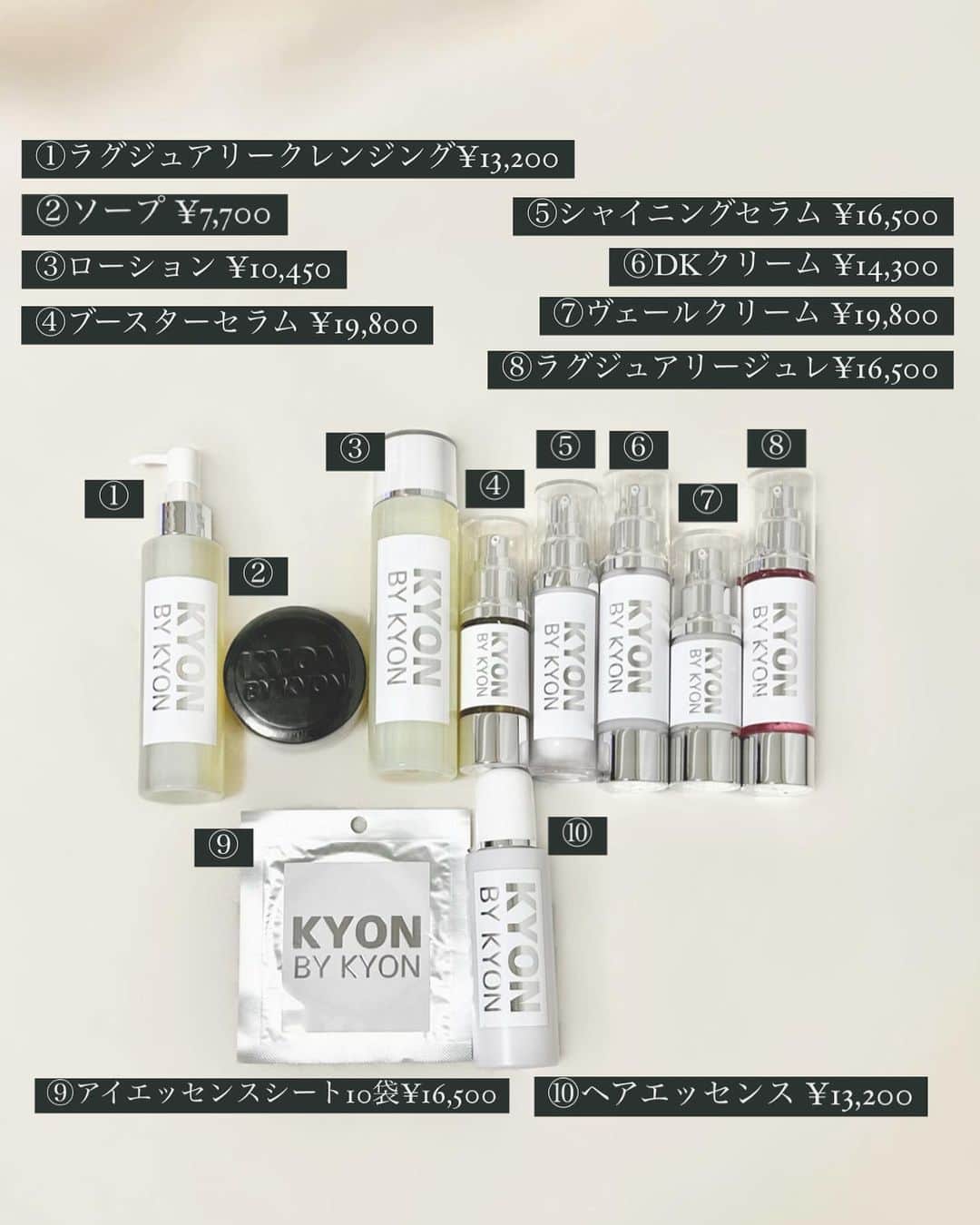 林紗久羅さんのインスタグラム写真 - (林紗久羅Instagram)「. . . . #kyonbykyon のスキンケアを ずーっと愛用しています✨ . 混合肌＆敏感肌に加えて小さい頃は 『はたけ』っていう皮膚の病気になるくらい 乾燥がひどくて元々のお肌に自信はゼロだったし、 年齢的にシミやしわも気になっていたので キョンさんのスキンケアに出会えて本当に良かった！！！！ . 肌の乾燥とほうれい線に関しては 全く悩まなくなったよ🥺 朝起きてもお肌がもちもちっ . サーキットでのお仕事は寝不足や 日焼け、ほこりなど肌環境が良くないけど キョンシリーズでだいぶ軽減されました🫶🏻✨ . 毛穴に関しては日々のケアと食生活も かなり重要なので自身の努力プラスで お肌をより良く改善できるよう 引き続き頑張ってる最中です🫡 . 女性はもちろん、男性のお肌にも とってもおすすめで、 キョンソープは意識高く 一度は試して欲しい商品です🖤 . . . #kyonbykyon #クレンジング #クレンジングバーム #クレンジングジェル #クレンジングオイル #メルティクレンジングジュレ #ラグジュアリークレンジング #キョンソープ #混合肌 #混合肌スキンケア #敏感肌 #敏感肌スキンケア #アトピー #アトピー改善 #スキンケア用品」3月10日 12時45分 - sa1210ku