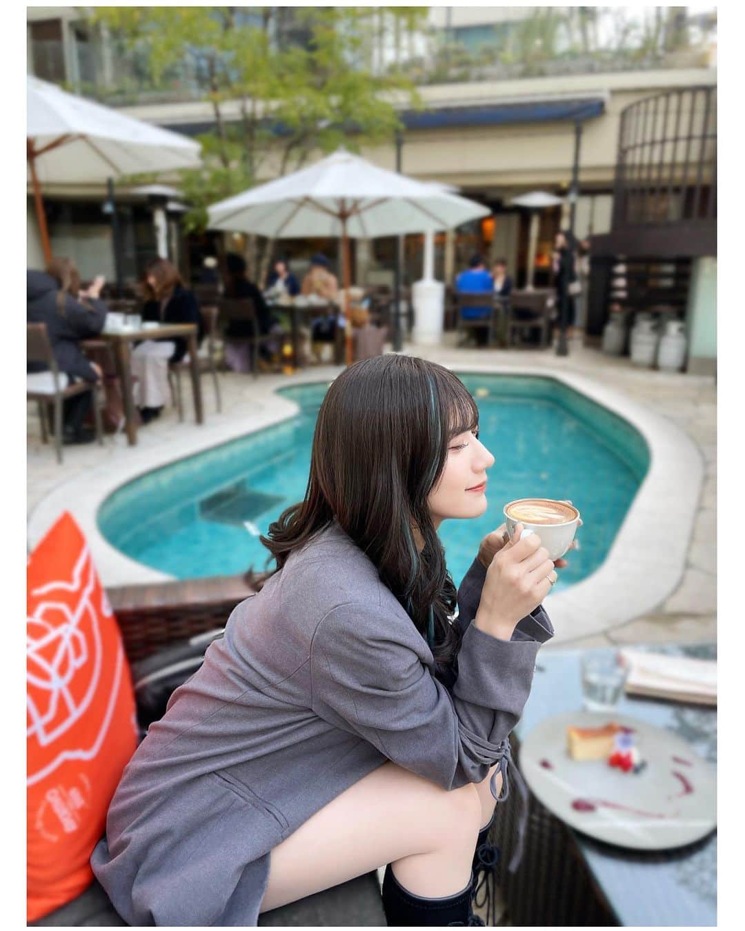 山田麻莉奈さんのインスタグラム写真 - (山田麻莉奈Instagram)「. ☕️‪ 𓈒𓂂𓏸  #cafe #渋谷カフェ #347cafelounge  #コーヒー飲めるようになりたい」3月11日 22時54分 - marina.yamada_324