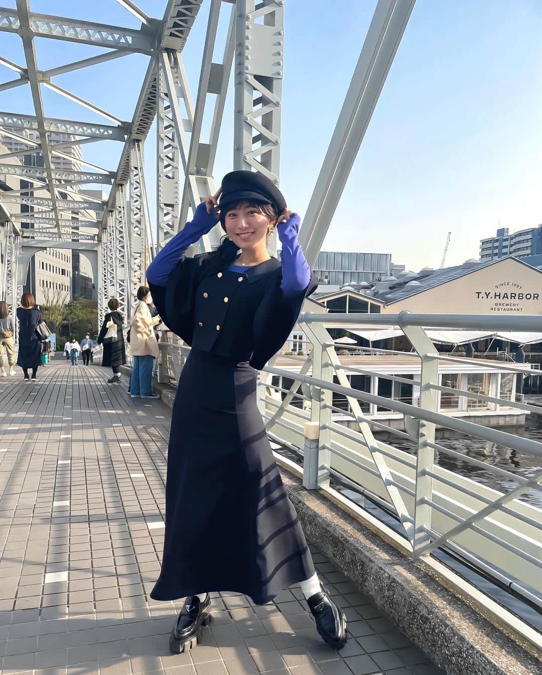 白戸ゆめのさんのインスタグラム写真 - (白戸ゆめのInstagram)「🫐  #天王洲アイル #休日コーデ」3月12日 19時02分 - yumeno.s_