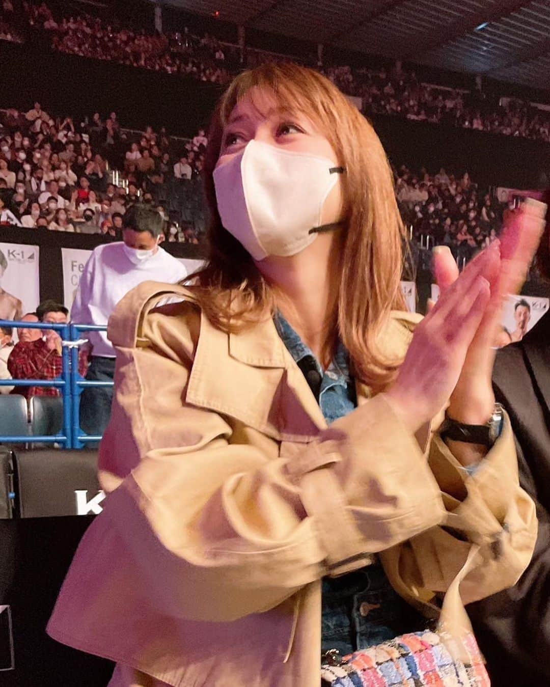 渡辺美奈代さんのインスタグラム写真 - (渡辺美奈代Instagram)「K-1WORLD GP  #K-1WORLD GP #矢島名月 #代々木第一体育館」3月12日 21時41分 - watanabe_minayo