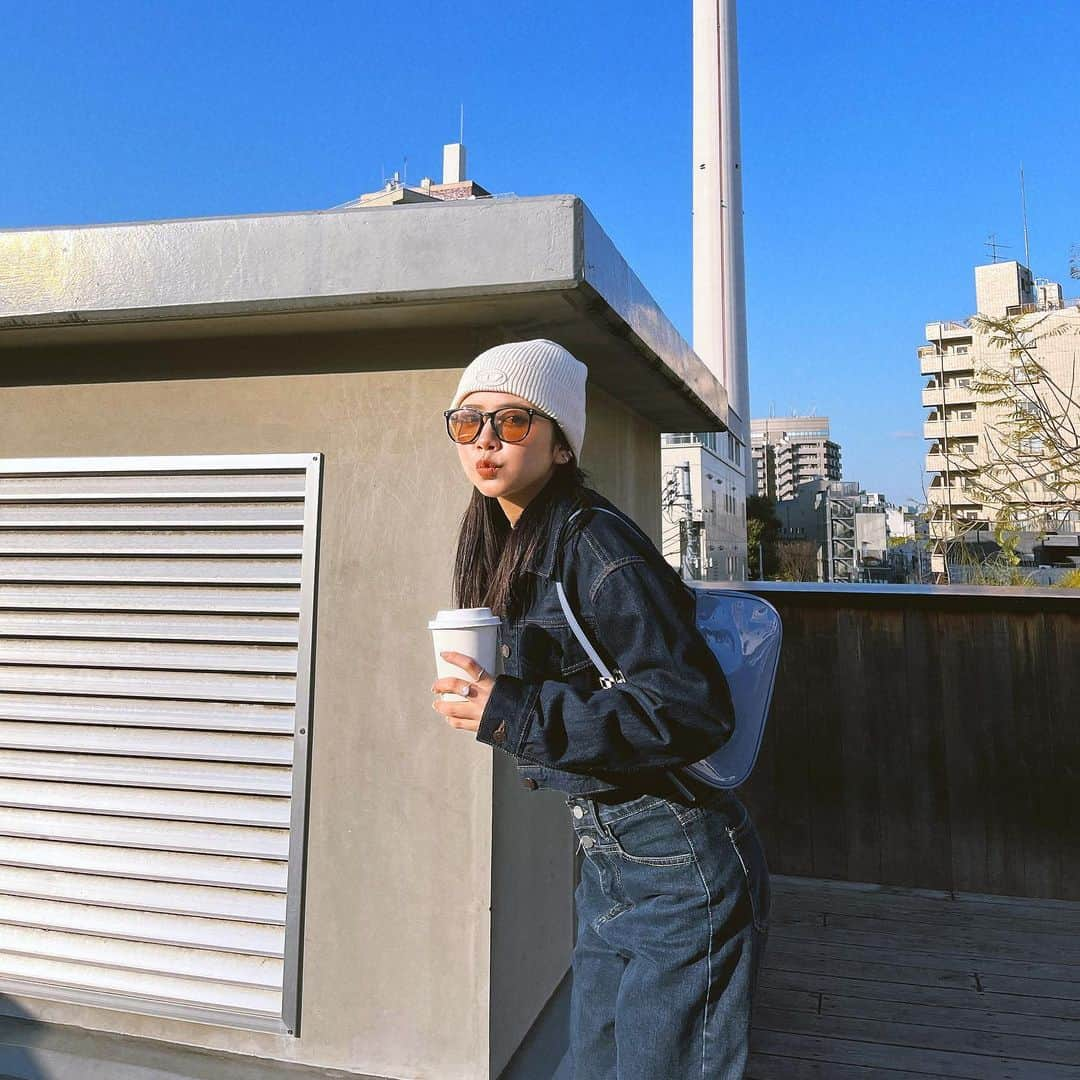 高梨優佳さんのインスタグラム写真 - (高梨優佳Instagram)「今日の服 ☁️！  Cafe 行ったよ ☕️🍃」3月14日 17時51分 - yukaaa0721xx