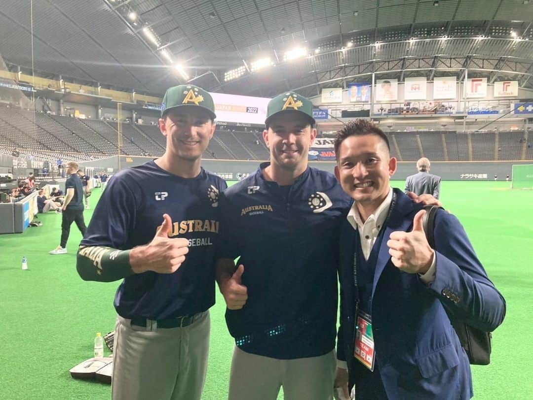 杉谷拳士さんのインスタグラム写真 - (杉谷拳士Instagram)「. 【Australia】 Dear my friends,  I really appreciate that you guys played bravely in my country.🇦🇺🤝🇯🇵 You are so strong🔥  See you soon, mate.👋 We are only one call away, always. 🐨  #ABL #wbc #australia #感動をありがとう #また会いましょう #seeyousoon #appreciate」3月16日 11時47分 - kenshi.02