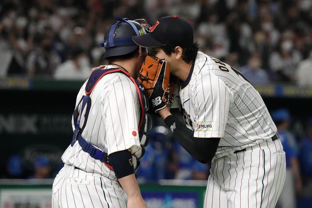 侍ジャパンさんのインスタグラム写真 - (侍ジャパンInstagram)「16日、「カーネクスト 2023 WORLD BASEBALL CLASSIC™ 準々決勝ラウンド 東京プール」でイタリアと対戦し、9対3で勝利。大谷翔平選手の流れを変えるバントや岡本和真選手の5打点の活躍など底力を発揮し5大会連続の準決勝進出を決めました。  #侍ジャパン #WorldBaseballClassic #カーネクスト2023WBC東京プール #岡本和真 #大谷翔平 #村上宗隆 #今永昇太 #ダルビッシュ有 #吉田正尚 #大勢」3月17日 1時29分 - samuraijapan_official