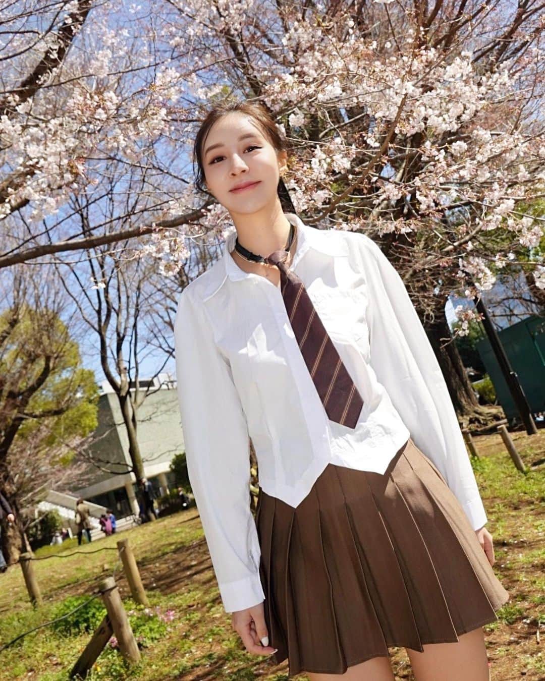 リタ（瑞塔兒）さんのインスタグラム写真 - (リタ（瑞塔兒）Instagram)「高校生賞櫻啦🌸🇯🇵」3月19日 13時22分 - love_ritakao