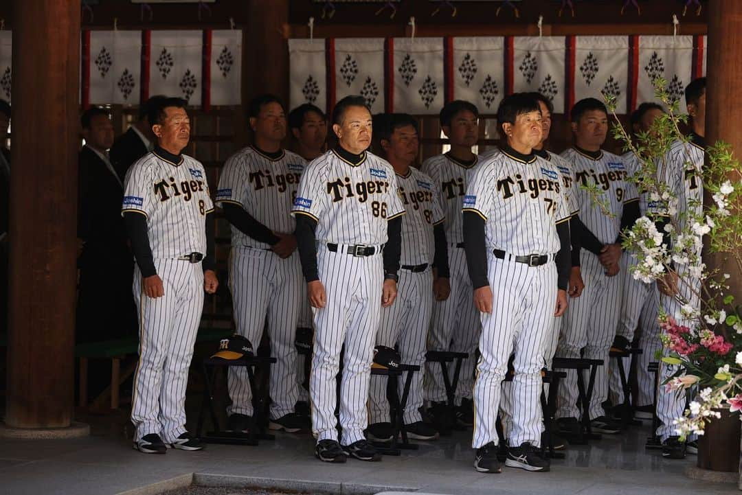 阪神タイガースさんのインスタグラム写真 - (阪神タイガースInstagram)「本日、西宮市の#廣田神社 で必勝祈願を行いました！ #阪神タイガース  #ARE」3月28日 15時52分 - hanshintigers_official