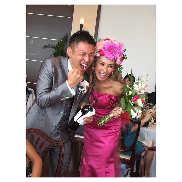 峯村優衣のインスタグラム：「結婚っていいなと本気でおもった笑 けいちゃん&こうめい君おめでとうございます♡幸せいっぱいもらった♡」