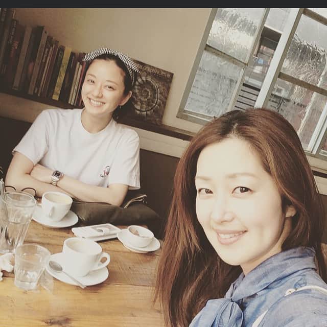 笛木優子のインスタグラム：「中越典子ちゃんでした〜😊✨ 喋り過ぎました〜楽しかった💕#美女#中越典子」