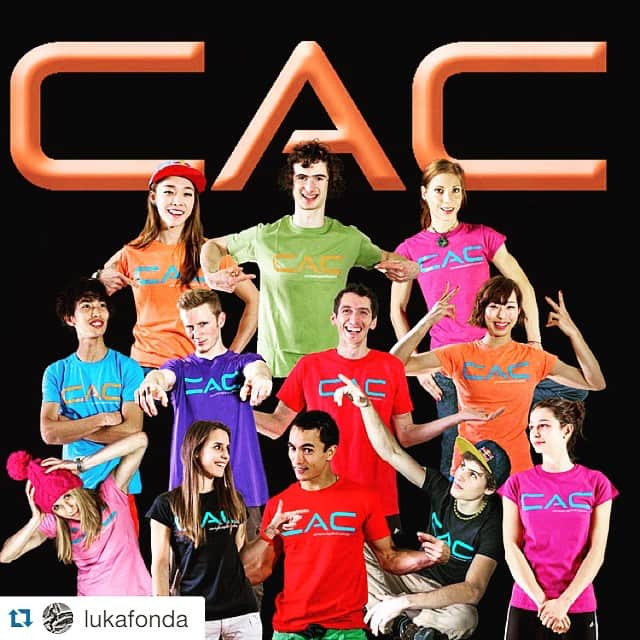 野口啓代さんのインスタグラム写真 - (野口啓代Instagram)「super shot!!!🎥✨ #Repost @lukafonda with @repostapp  United colors of CAC --------------- @cac_climbing @climbersagainstcancer @climbjain @adam.ondra @miiiinam @sachiamma @jakob.schubert @romaindesgranges @noguchi_akiyo @majavidmar @mathilde_becerra @mccollsean @domen_skofic @helenejanicot good luck to all.」5月27日 17時57分 - noguchi_akiyo