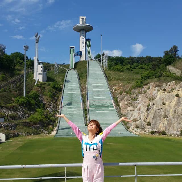 はるな愛さんのインスタグラム写真 - (はるな愛Instagram)「#平昌 #冬季オリンピック開催地#Olympic#ski#JUMP」5月28日 10時12分 - aiharuna_official