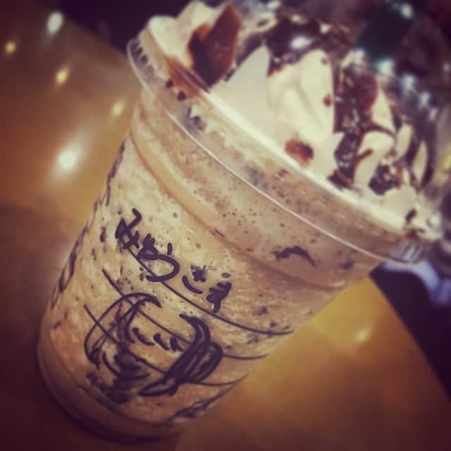 楠みゆうのインスタグラム：「スタバ💓」