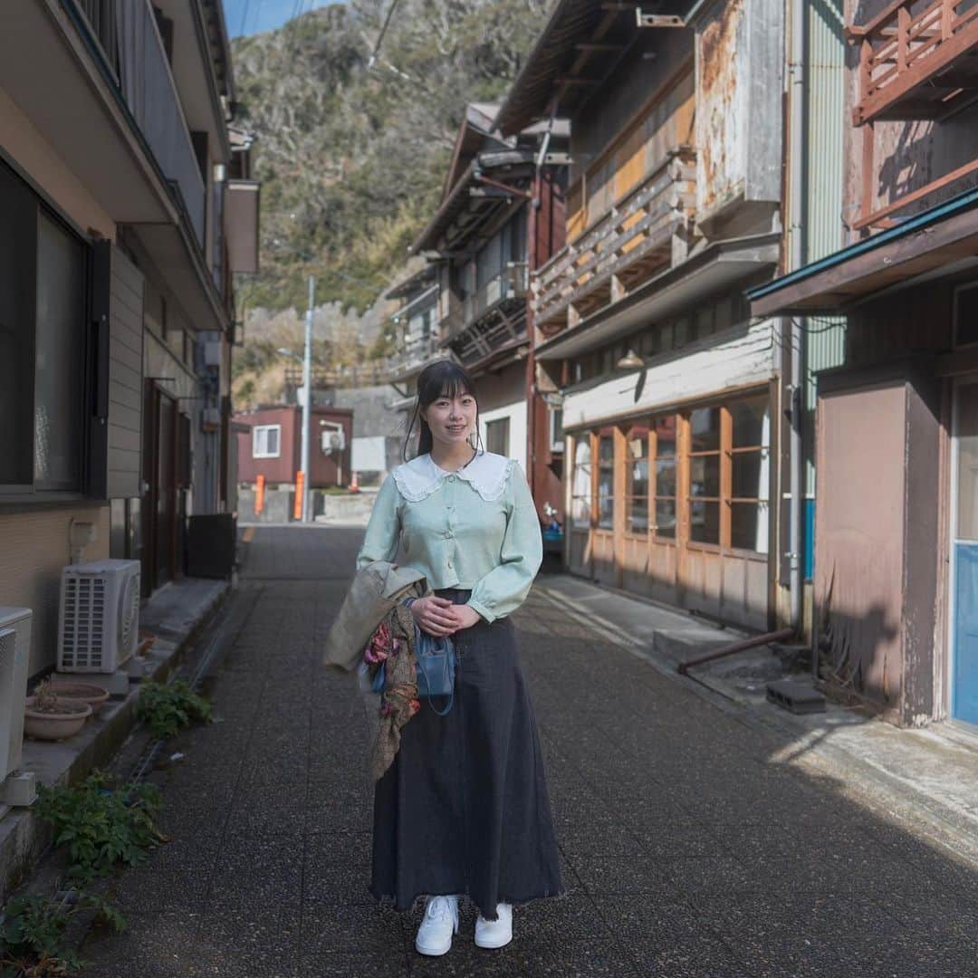 小田飛鳥さんのインスタグラム写真 - (小田飛鳥Instagram)「港町⚓︎🌱 #portrait #japan #japansightseeing #japanesegirl #asiangirl #昭和の香り #港町 #porttown」3月9日 21時33分 - asuka_oda_0320