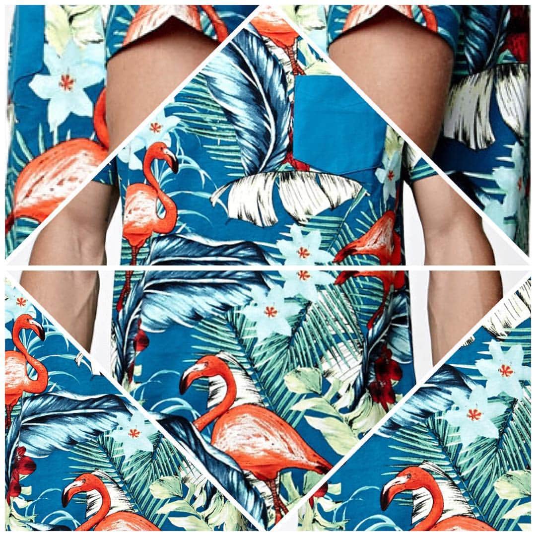 モダンアミューズメントのインスタグラム：「We are #Flamingo crazy and so is our #BuyOneGetOne 50% off sale. Don't miss these #ModernAmusement steals, only available @PacSun 🌊 #Sale #FollowTheCrow」