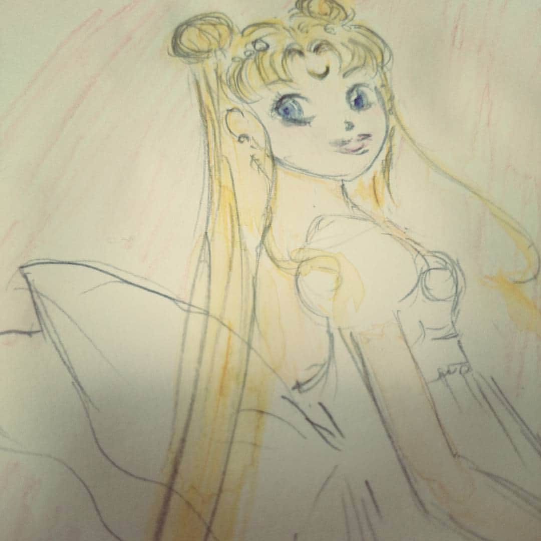 花井美理さんのインスタグラム写真 - (花井美理Instagram)「#drawing  #sailormoon #prinsesserenity #落書き #アラサー女子」7月10日 13時48分 - miri_hanai