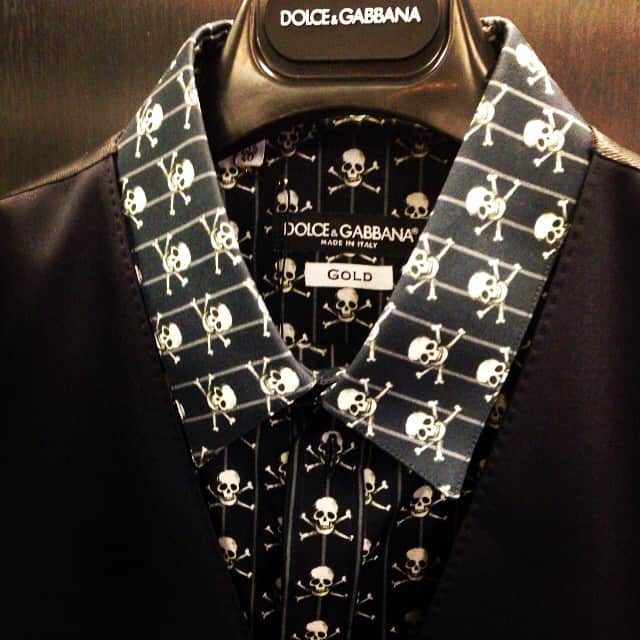 メンズノンノさんのインスタグラム写真 - (メンズノンノInstagram)「Dolce&Gabbana. #dolceandgabbana #ドルチェアンドガッバーナ #ドルガバ #展示会 #2015aw #初スカル」6月17日 17時04分 - mensnonnojp