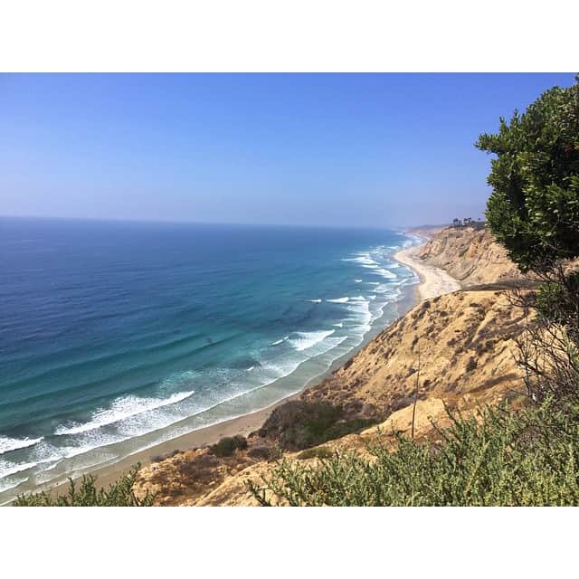 吉田沙織のインスタグラム：「「ラ・ホーヤビーチ」  さぁ、張り切って1週間スタートです😊✌🏻✨ #sandiego #lajolla #サンディエゴ #beach #出会いがたくさんの週末」