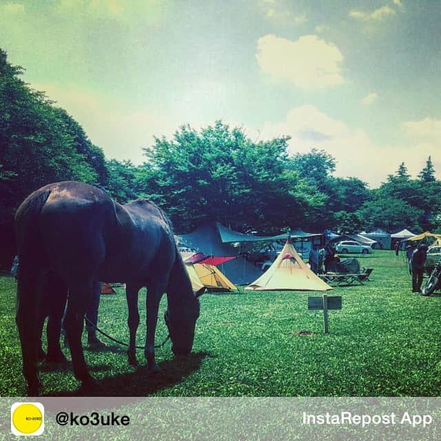 ASOV OUTDOOR OFFICEさんのインスタグラム写真 - (ASOV OUTDOOR OFFICEInstagram)「#ASOV #OUTDOOROFFICE #outdoor #camping #アウトドア #成田ゆめ牧場 Repost from @ko3uke via #outdooroffice2015 #nature #working&camping #stylistKO3UKE」6月25日 11時06分 - outdooroffice