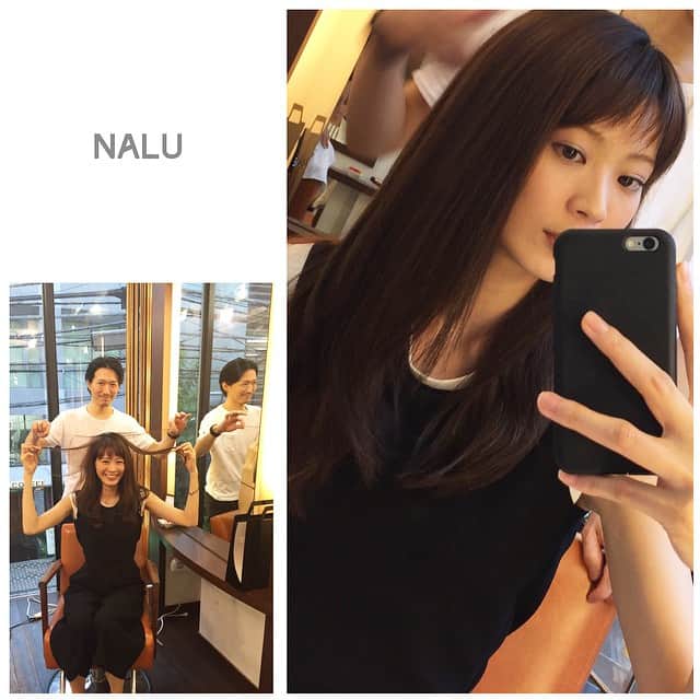 中村明花さんのインスタグラム写真 - (中村明花Instagram)「前から見たらこんな感じ♪  #NALU #担当は北山さん #NALUのトリートメントは持ちが本当に良い #髪が生き返った #ロング #今のうちに楽しんでおこう♪」7月2日 0時10分 - sayaka_nakamura3