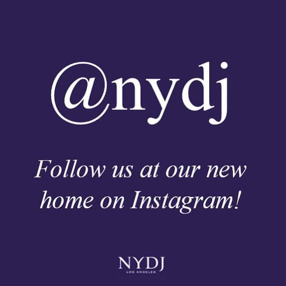 ノットユアドーターズジーンズさんのインスタグラム写真 - (ノットユアドーターズジーンズInstagram)「We've moved! Follow us at @NYDJ for your #liveinslim inspiration.」7月2日 22時30分 - officialnydj