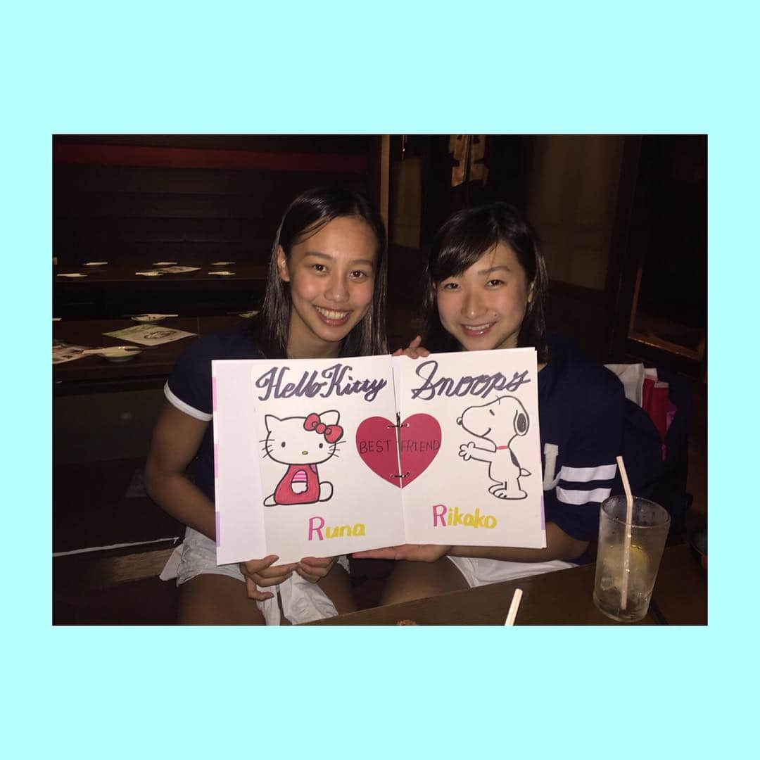 池江璃花子のインスタグラム：「* 今日は楽しかったです♪ るなからのプレゼントはすごく感動した‼︎ 親友と誕生日を過ごせるなんて、これ以上の幸せはありません💕 今年は楽しい一年になりそうだな💭 みなさん沢山のおめでとうをありがとうございました！ 沢山来すぎてびっくりしました😅 * #7/4 #なしの日🍐 #アメリカ独立記念日 #週末JISS合宿」