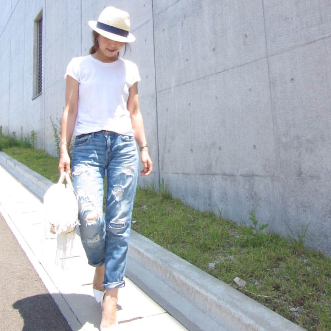 bemiのインスタグラム：「今日はホントに暑すぎました💦 #fashion#coordinate」