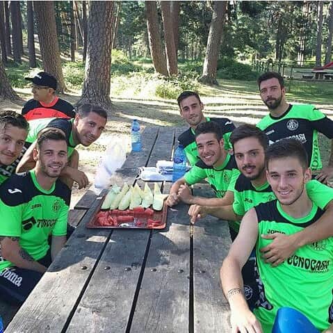 ヘタフェCFのインスタグラム：「Sesión de Running」