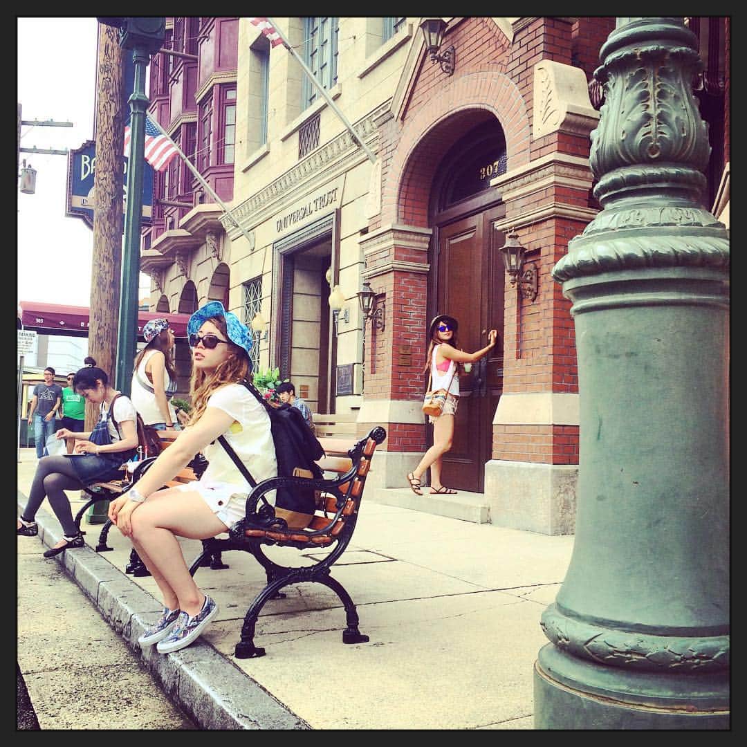 藤森由香のインスタグラム：「#USJ#street#girlsonly#2015」