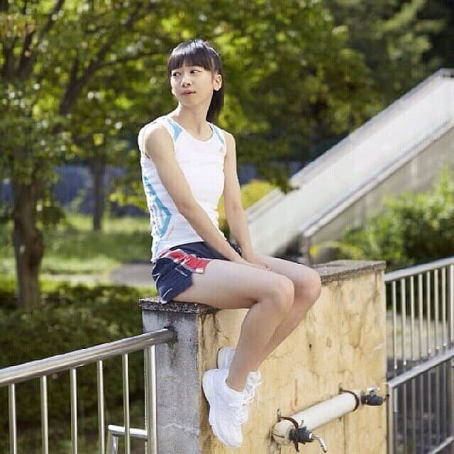 真山りかのインスタグラム：「#私立恵比寿中学#エビ中#真山りか#陸上#ver」