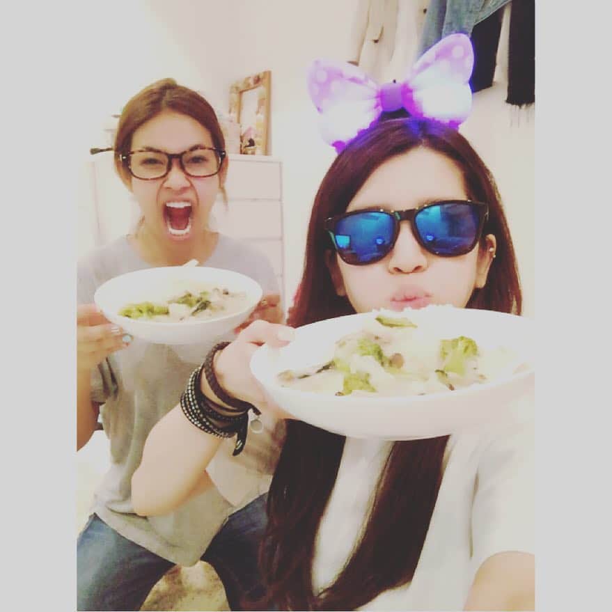 坂口杏里のインスタグラム：「久しぶりの手料理❤️」
