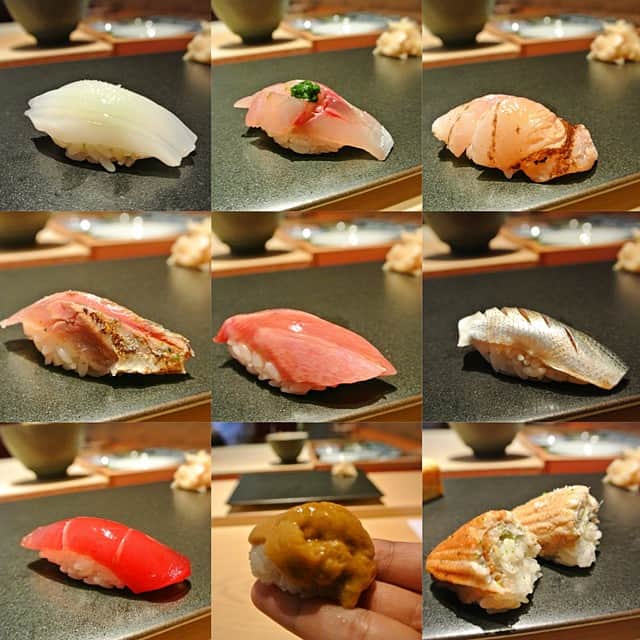 まゆまゆさんのインスタグラム写真 - (まゆまゆInstagram)「. 本日のランチ🍣🍣🍣 毎日お鮨がいい。😋 秋だね〜🍁🎑 #ORIENTALHOTEL#鮨#すし神戸#かんべ#旧居留地#KOBE#グルメ#instafood」8月29日 14時29分 - 7mayu2mayu