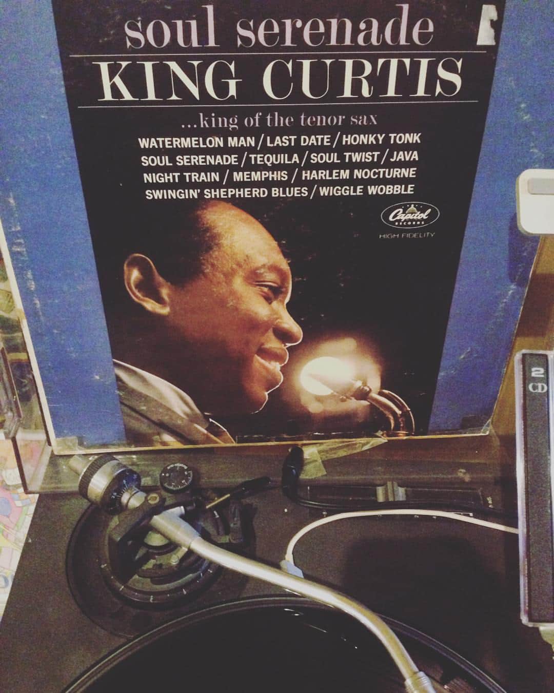のインスタグラム：「今日はキング•カーティス！ #KING CURTIS #キングカーティス #テナーサックス #🎷」