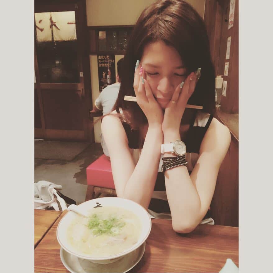 坂口杏里のインスタグラム：「ラーメンまん❤️ おやすみ❤️」